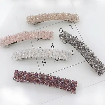 Hot Müük Palju Värvi Korea Crystal Pearl Elegantne Naiste Barrettes Juuksed Clip Hairgrips Klambri Külge Tüdrukud, Juuksed Tarvikud Dropshipping