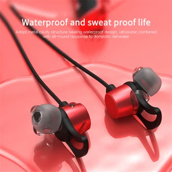 Bluetooth Kõrvaklapid, Traadita Kõrvaklapid, Bluetooth Kõrvaklapid, In-Ear Earbuds-Magnet & Rippus Kaelas Disain, BT 5.0 iOS /Android