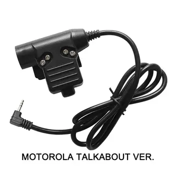 Taktikaline RS U94 RS sõjalise peakomplekti adapter walkie talkie RAADIOSAATJA Motorola 1 pin Kenwood Talkabout raadio