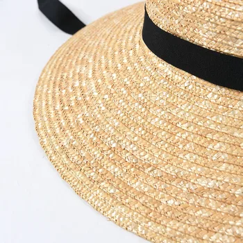 Prantsuse retro madalas top õled, hein daamid puhkust päikesekaitsetoodete foto studio modelleerimise foto müts Seaside beach turismi High-end