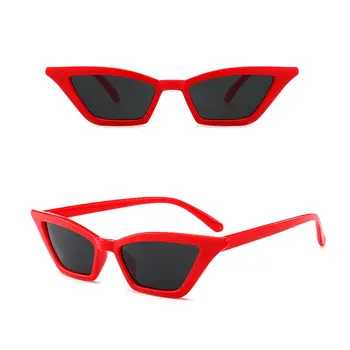 Top kvaliteet Mood Naiste Prillid Väike Raam Cat Eye Päikeseprillid UV400 Päike Tooni Klaasid Street Prillid Naiste prillid