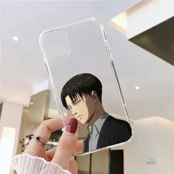 Hot Anime Rünnak Titan Telefoni Juhul Läbipaistev pehme iphone 5 5s 5c se 6 6s 7 8 11 12 plus mini x xs xr pro max