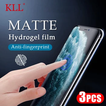 3tk Anti Sõrmejälje Matt Hüdrogeeli Film iPhone 11 12 Pro XS Max Screen Protector for iPhone XR X 6 6s 7 8 Plus 12 nr klaas