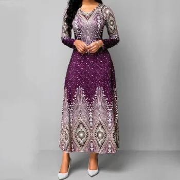 4XL 5XL Pluss Suurus Aafrika Pikk Maxi Kleidid Naistele 2021 Aafrika Riided Aafrika Kleit Prindi Dashiki Daamid Rõivad Ankara Kleit