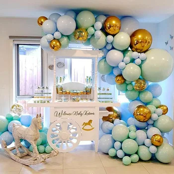 169pcs Macaron Õhupallid Vanik Kit Sünnipäeva Decor Kids Roosa Kuld Konfetit Ballon Arch Pulmi, Sünnipäeva Baby Shower Baloon