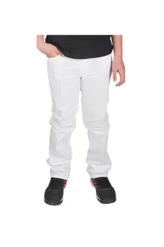 Valge Poiss on linasest püksid elastse vöökoha reguleerimine kooli iga päev erilistel puhkudel puuvillased vabaaja püksid mudelid