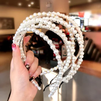 Naiste Juuste Aksessuaarid, Elegantne Täis Pärlid Hairbands Naiste Peapael Juuksed Kõvadele Omanik Ornament peapael Lady Uus Mood
