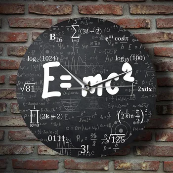 Relatiivsusteooria Matemaatilise Valemi Kella Teadlane Füüsika Õpetaja Kingitus Kooli Klassiruumis Decor