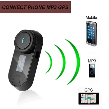 Mootorratta Bluetooth-Peakomplekt Intercom Kiiver, Kõrvaklapid, Kõrvaklapid, Kõlar 800 MEETRIT Veekindel Kõrvaklapid