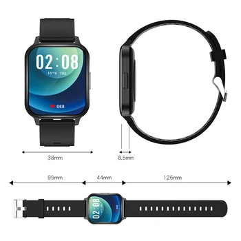 LIGE Mehed Smart Watch pulsikella Sport Smart Kell Pedometer IP68 Veekindel Daamid Smartwatch Android ja iOS Telefoni