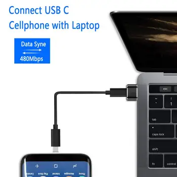USB-Tüüp C-Micro-USB-Android Adapter Connector nutitelefon Tahvelarvuti Micro USB Meeste C-Tüüpi Naine ConverterDigital Kaablid