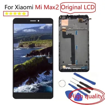Eest Xiaomi Mi Max 2 LCD Mi Max 2 Display puuteekraan Digitizer koos Raami LCD 6.44