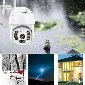SHIWOJIA4G Smart PTZ Dome Kaamera LTE Video Valve Väljas Security Monitor 1080P H. CCTV 265X