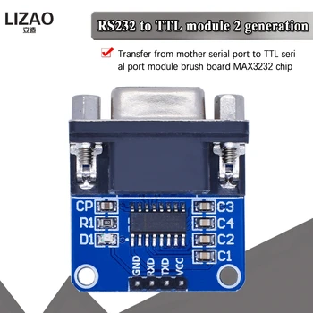 MAX3232 RS232, et TTL Serial Port Converter Module DB9 Pistik MAX232 Arduino Jaoks