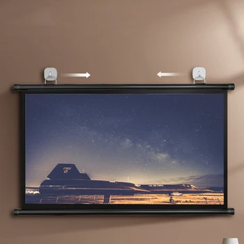 Kerge Ükssarvik 16:9 72/84/100inches Suure tihedusega Portable Folding Pehme Kodust Väljas KTV Office Kooli 3D HD projektori ekraan