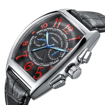 KIMSDUN Meeste Äri Mood vaata uus multifunktsionaalne Veekindel Helendav Vaadata Luksus Brändi Automaatne Mehaaniline Vaadata Reloj