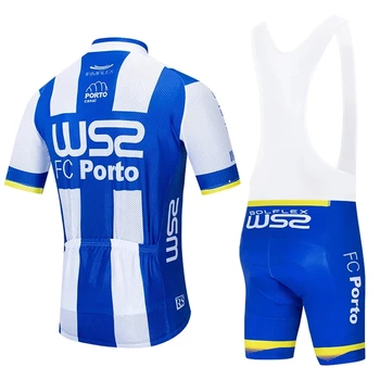 W52 Meeskond Jalgrattasõit Jersey Meeste Ropa Ciclismo Kanda Maillot MTB Ratas Püksid Sobivad Suvel Sinine PRO Jalgratta Kiire Kuiv Püksid Riided
