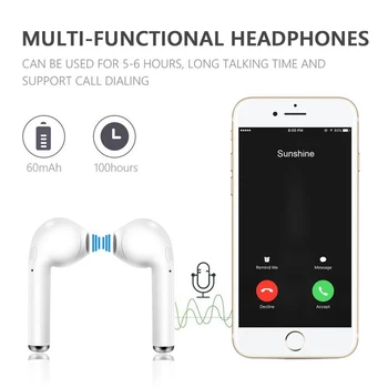 I7s tws Juhtmeta Kõrvaklapid 5.0 Bluetooth Kõrvaklapid sport Earbuds Headset Koos Mic Laadimise kasti Kõrvaklapid, kõik nutitelefonid