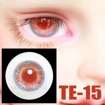 Bjd Nukk silmad säravad Ei Silma õpilane käsitsi tehtud klaas-ohutuse silmad 1/3 1/4 BJD SD DD MSD nukk silmad nukk tarvikud TE-15