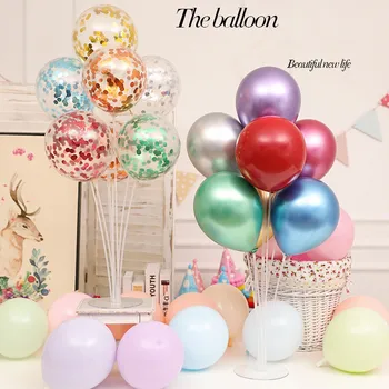 7 Toru Õhupalli Seista Sünnipäeva Õhupallid Arch Stick Omanik Pulmad Decor Baloon Globos Sünnipäeva Teenetemärgi Lapsed Ballon Seista