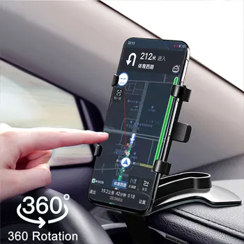 Multifunktsionaalne armatuurlauale auto hoidikut 360 kraadi mobiiltelefoni omanik auto rearview mirror päikesesirm GPS navigation sulg