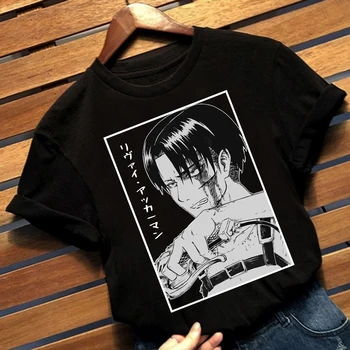 Rünnak Titan Jaapani Anime T-Särk Meestele Naljakas Harajuku Suvel T-särk, Lühikesed Varrukad Vabaaja Tshirt Tees Mees
