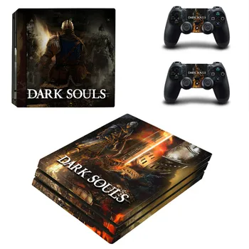 Dark Souls PS4 Pro Naha Kleebis Kleebised Kaas PlayStation 4 PS4 Pro Console & Töötleja Nahad Vinüül