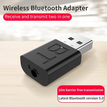 2 in 1 Juhtmeta Bluetooth-5.0-Adapter-Vastuvõtja USB-Bluetooth Saatja Stereo Heli Peakomplekti Adapter TV Kõlar autovarustus