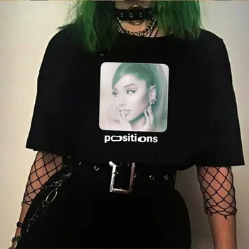 Ariana Grande T-Särgi Suvel Meeste Särgid Harajuku Tee Särk Hip-Hop Unisex Streetwear Tshirts Kawaii Riided singerShirt