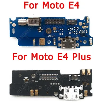 Laadimine Sadamas Motorola Moto E4 USB Plus Tasuta Pardal PCB Dock Connector Sokkel Plaat Flex Asendamine Varuosad