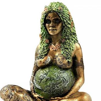 2021 Vaik Mama Maa Jumalanna Kuju Kolmemõõtmeline Kunst Figuriin Ghia Ema Maa Vaik Skulptuuride Aed Teenetemärgi