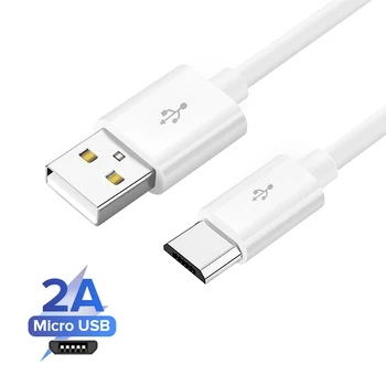 Laadija Micro USB Kaabel 1/1.2/1.5 M 2A Andmete Line Galaxy S6 S7 Ääre Märkus 4 5 J4 J5 J6 A3 A7 A5(2016)