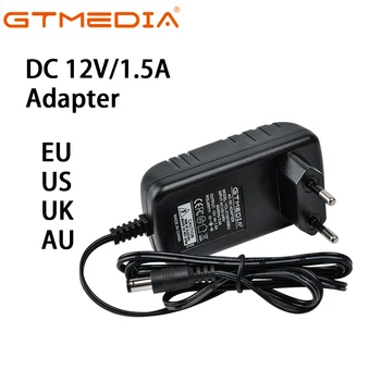 DC 12V/1,5 A Adapter GTMEDIA Adapter EU/UK/US/AU Pistik GTMEDIA V8X/V8 Turbo/V9 peaminister/V7 pro/X8/GTC/GTCOMBO/GTS-TV-digiboksi