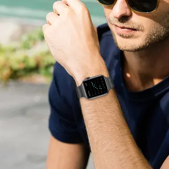 Rihm Apple watch Band 44mm 40mm 38mm 42mm 44 mm Accessorie Magnetic Loop Metallist smartwatch käevõru iWatch serie 3 4 5 6 se