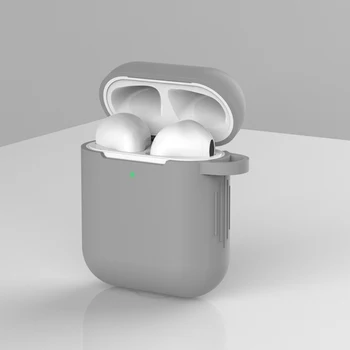 1TK Kõrvaklapid, Seadke Kate Traadita Bluetooth-Peakomplekt, Silikoon Ümbris Anti-drop Tasuta Kasti Jaoks Airpods Ühe Põlvkonna