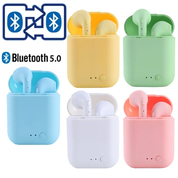 I7Mini-2 TWS Traadita Kõrvaklapid 5.0 Bluetooth Kõrvaklapid Matt Earbuds Peakomplektiga Juhtmeta Kõrvaklapid xiaomi iphone Laadimine Box