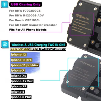 Multistrada 1200 Mobiiltelefoni Navigatsiooni-Bracket-USB-Wireless Laadimine GPS Adapter Omanik Ducati MULTISTRADA 1200 2010-2012