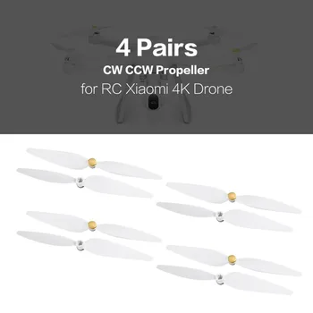 4 Paari 10inch Propelleri jaoks RC Xiaomi 4K Undamine Valge Pervane Undamine Tera Propelleri Jaoks Xiaomi mi Undamine 4k Propeller Tarvikud