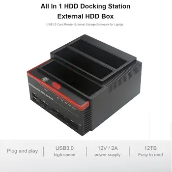 IDE HDD Hard Disk Drive Docking Station-Kaardi Lugeja USB3.0 M2 TF SD Pesa Hub 2.5\