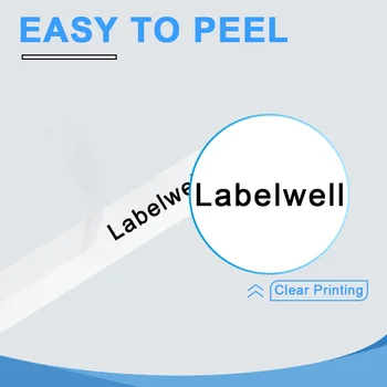 Labelwell 5tk 12mm Satiin Pael Lindid, mis ühildub R231 RE34 RN34 RW34 R234 printerilint label Printer kingitus lindid