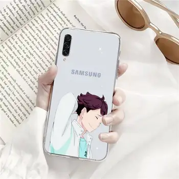 Haikyuu Oikawa Telefoni Juhul Läbipaistev Samsung Galaxy A71 A21s S8 S9 S10 plus lisa 20 ultra
