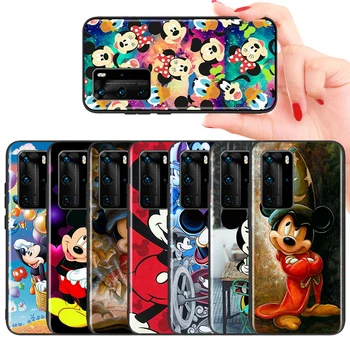 Disney Mickey Ja Minne Mood Huawei P30 P40 P20 P9 P10 Lite E Pro Plus Mini 2019 2017 Musta Telefoni Puhul