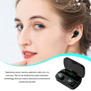 3500mAh TWS Bluetooth Kõrvaklappide 9D Stereo Sport Bluetooth Kõrvaklapid LED Veekindel Earbuds Kõrvaklapid Mikrofoniga