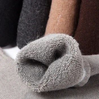 2020 5Pairs/Palju Mens Ametlik Sokid Kvaliteetsed Meeste Villased Sokid, Talve Vabaaja Paksenema Soe Meeste Lihtne Tahked Värvi Sokid Mees