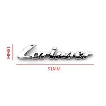 3D chrome Lorinser auto täht tagumine embleem auto embleem kleebis decal logo jaoks benz
