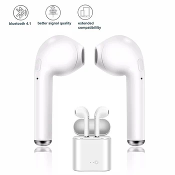I7s TWS Traadita Kõrvaklapid 5.0 bluetooth Kõrvaklapid sport Earbuds Peakomplekt in-ear Juhtmeta kõrvaklapid Koos Mic kõik älypuhelimia