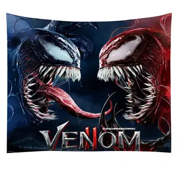 Venom 2 Anime Vaip, 3D-Printimine Voodi Kate Diivan Seina Riie Telkimine Beach Trend Seina Kunstnik Kodu Kaunistamiseks Plakat Vaip Horro
