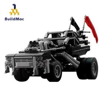 BuildMoc WW2 Sõjalise Kuningas Maanteel Offroad Auto ehitusplokid KES Tehnilised Lollakas Mudel Tellised Mänguasjad Lastele