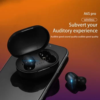 Traadita TWS kõrvaklappide Sport kõrvaklapid Mini-Kõrva earbuds 5.0 Bluetooth Peakomplekti, xiaomi huawei kõik nutitelefoni LEVANA A6S