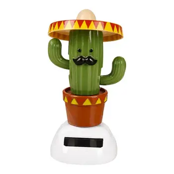 50% Dropshipping!!Päikese Rand Tüdruk Cactus Automaatne Kiik Auto Interjöör Ornament Armatuurlaua Decor